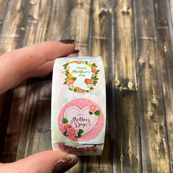 5for$10 Happy Mothers Day 500Pc Stickers Roll Seal Cards Decoration 4 Designs - Picture 2 of 4